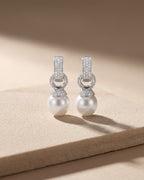 Australian South Sea Pearl Diamond Clip On Earrings — Levendi Jewellers