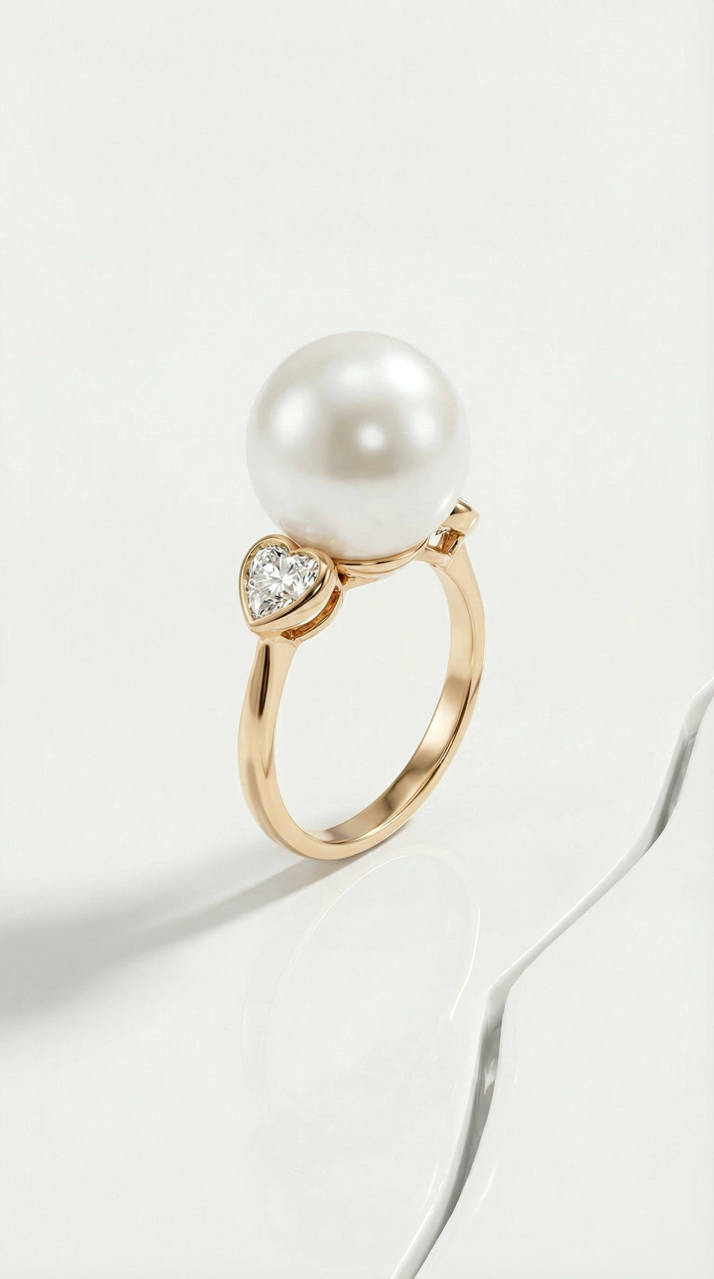 Australian South Sea Pearl & Diamond Heart Trilogy