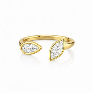 Duo Marquise & Pear Engagement Ring