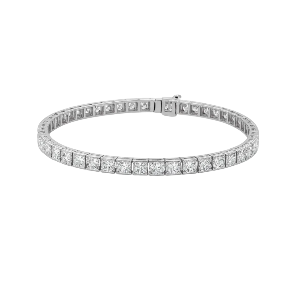 LAB GROWN - Classic Diamond Tennis Bracelet 7.30 ct