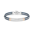 Baraka 316L 3 Rope Blue PVD Bracelet