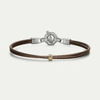 Baraka 316L Rose Gold & Brown PVD Bracelet
