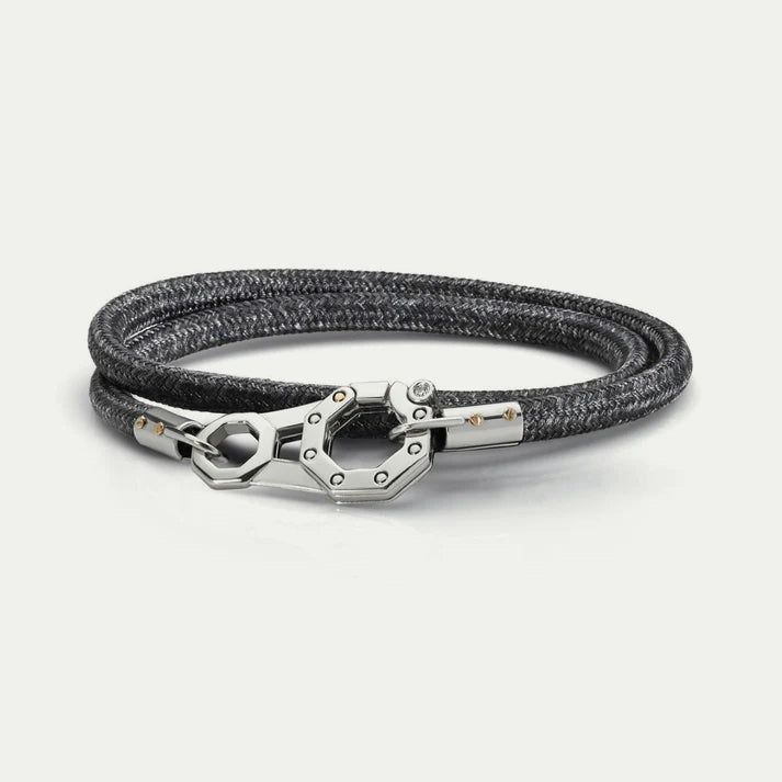 Baraka 8848 Grey Rope Bracelet