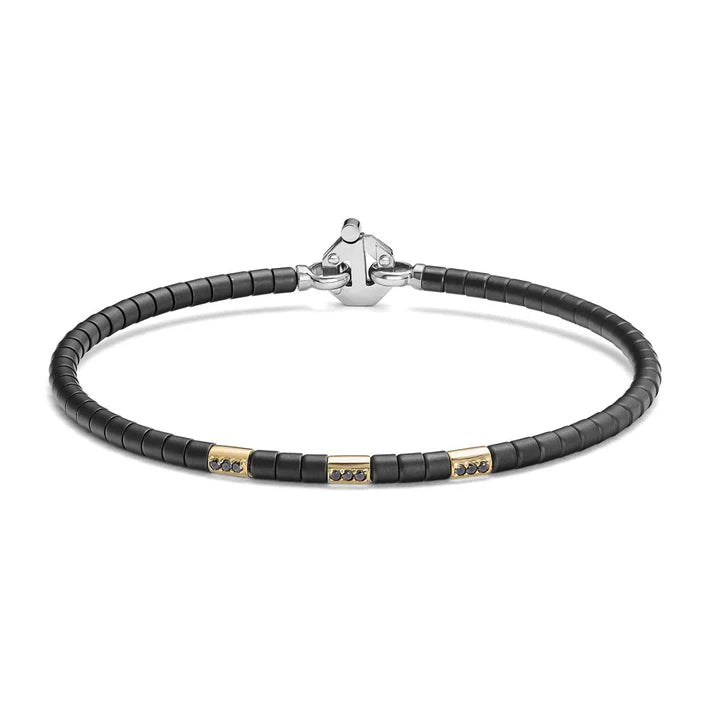 Baraka Cyborg Ceramic Yellow Gold & Diamond Bracelet