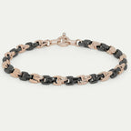 Baraka Cyborg Ceramic Links 2 Tones Bracelet