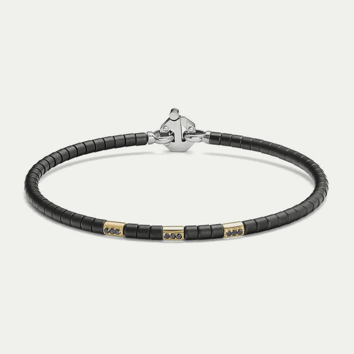 Baraka Cyborg Ceramic Yellow Gold & Diamond Bracelet