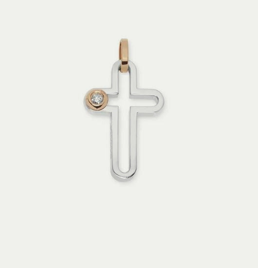 Baraka Nexus Single Diamond Open  Cross