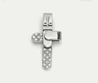 Baraka Ritmika White Gold Cross