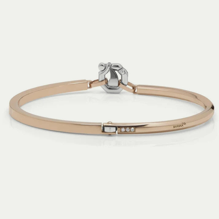 Baraka Ritmika Gold Bangle Bracelet