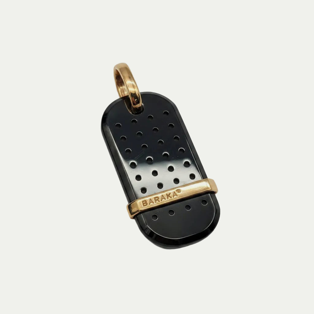 Baraka Tag Yellow Gold Pendant