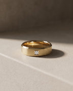 Bevel Princess Cut Diamond Ring — Levendi Jewellers