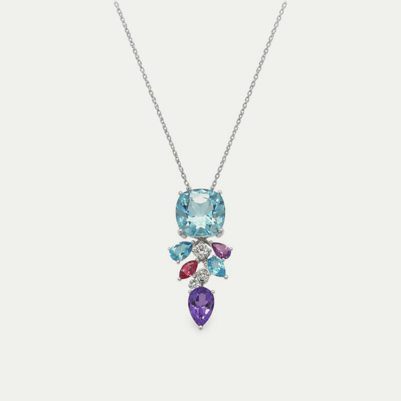 Neptune's Garden - Sky Blue Topaz Pendant