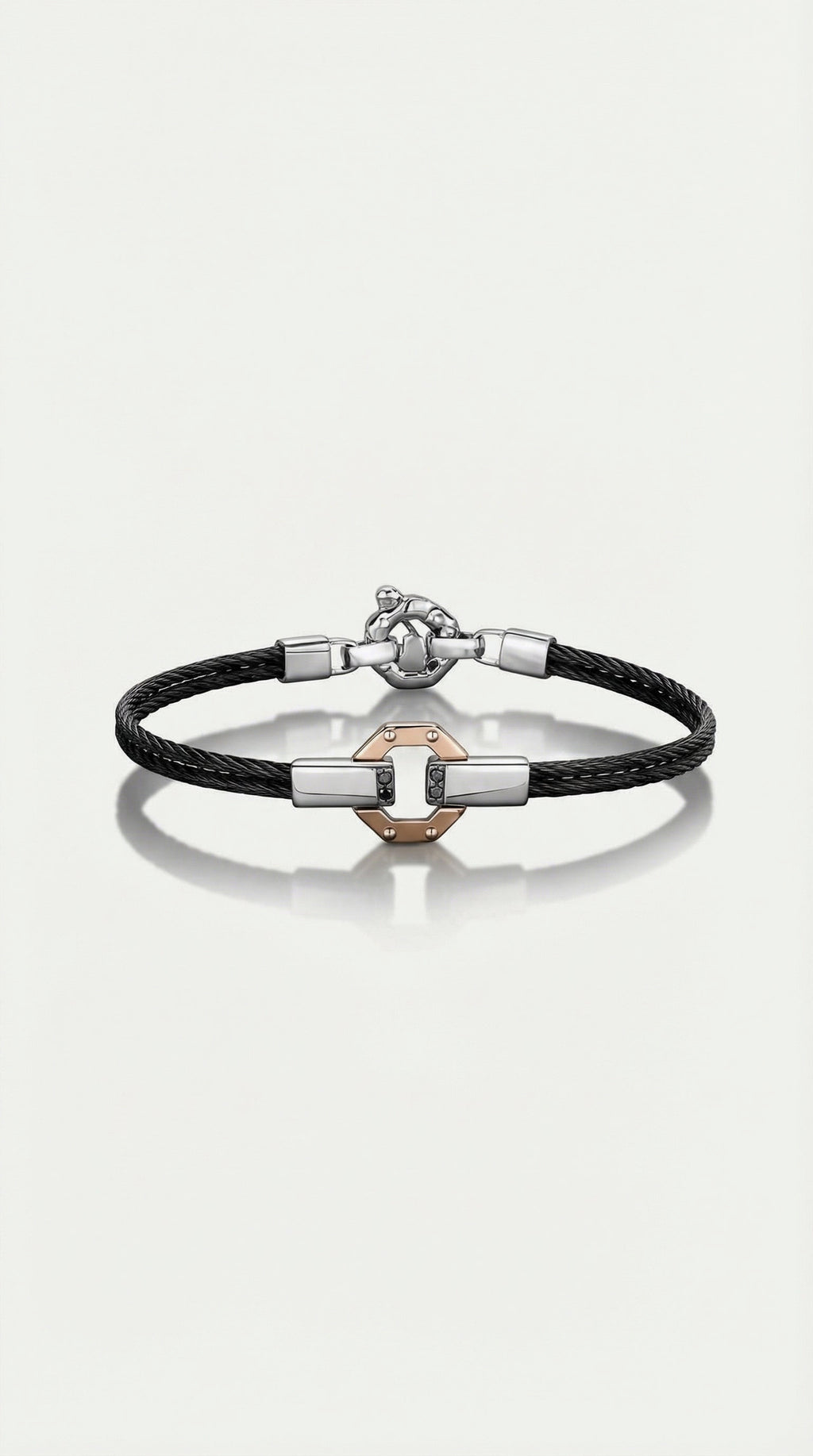 Baraka  316L Black Diamonds & Black PVD Bracelet