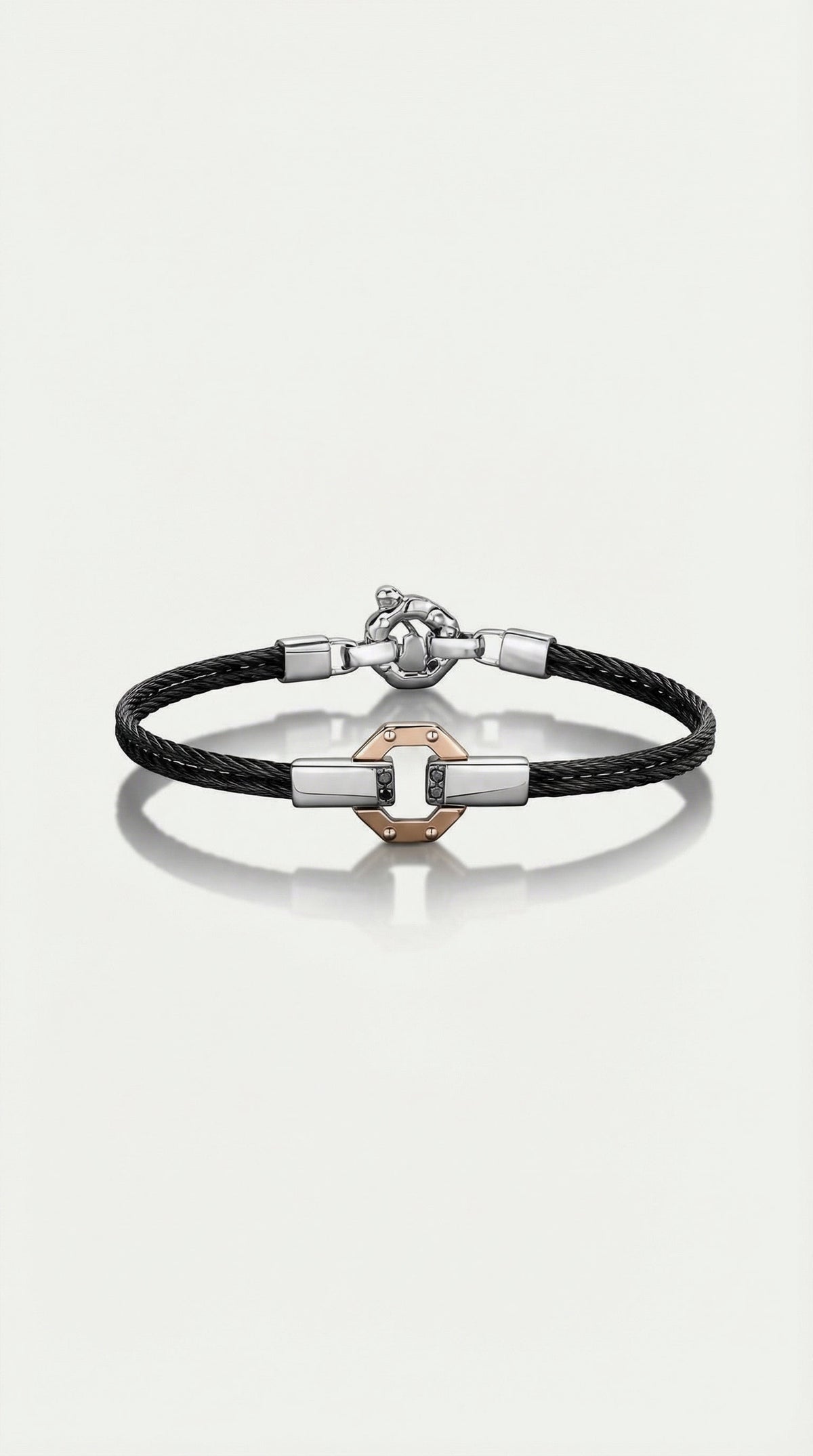 Baraka  316L Black Diamonds & Black PVD Bracelet
