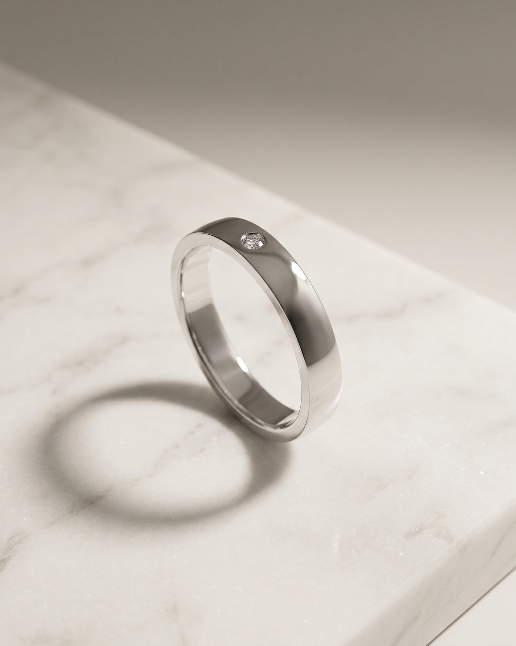 Classic Half Round Diamond Ring — Levendi Jewellers