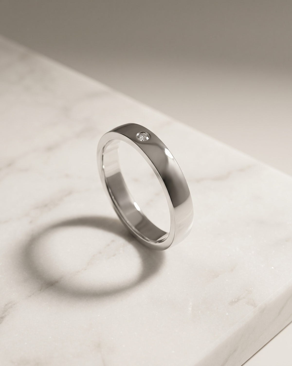 Classic Half Round Diamond Ring — Levendi Jewellers