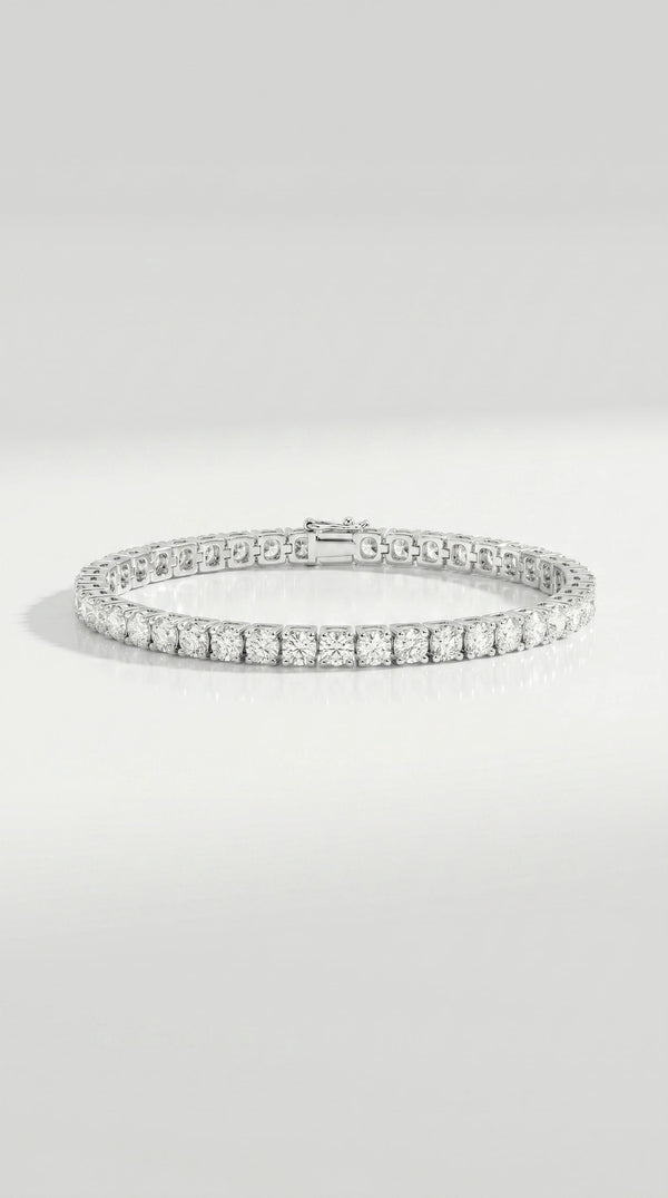 Classic Levendi 4 Claws Diamond Tennis Bracelet