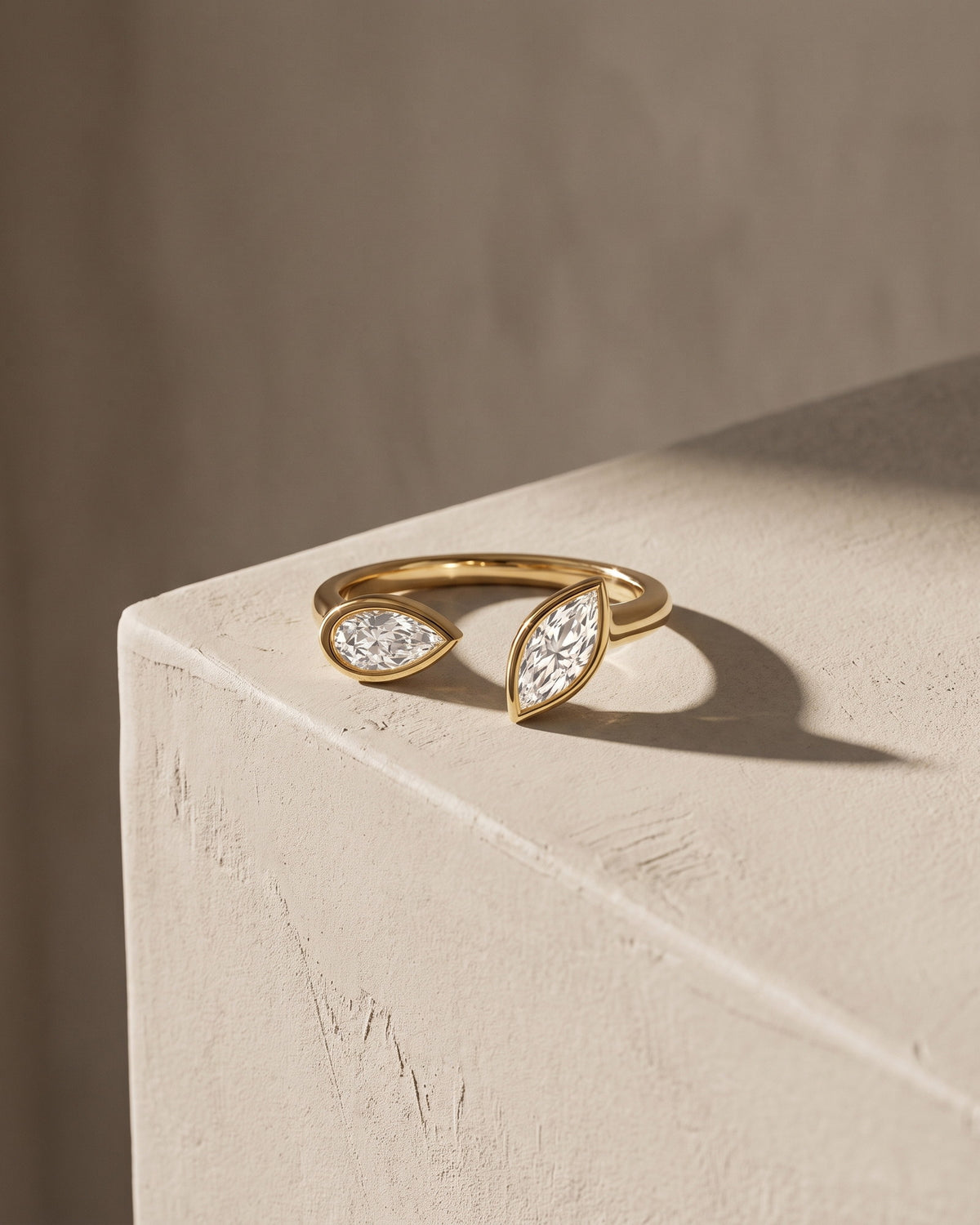 Levendi Toi & Moi - Marquise & Pear Engagement Ring — Levendi Jewellers