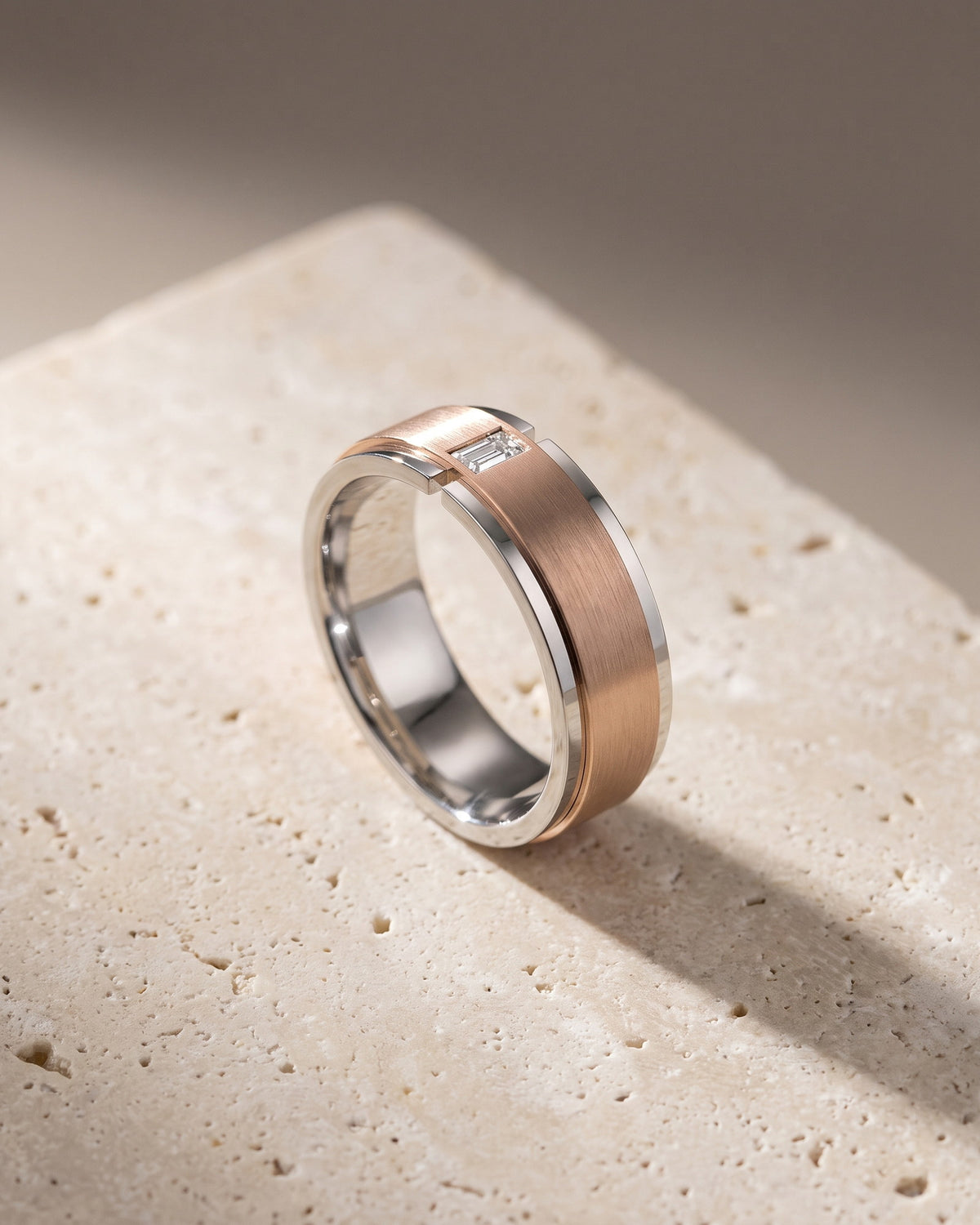 Emerald Cut Diamond Set Ring — Levendi Jewellers