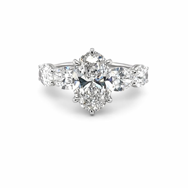 Levendi Classic - Oval 4.00ct Engagement Ring — Levendi Jewellers