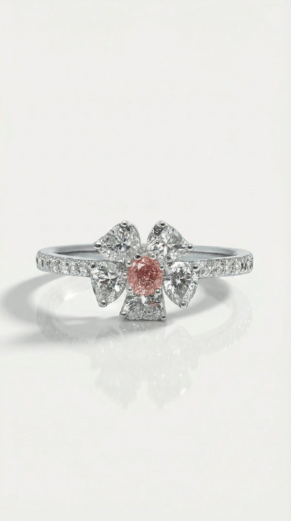 Flora Pink - Pink Diamond 0.17ct