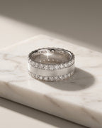 Full Circle Diamond Edge Set Ring — Levendi Jewellers