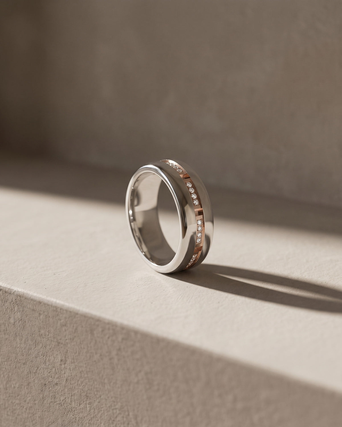 Half Round Diamond Band — Levendi Jewellers