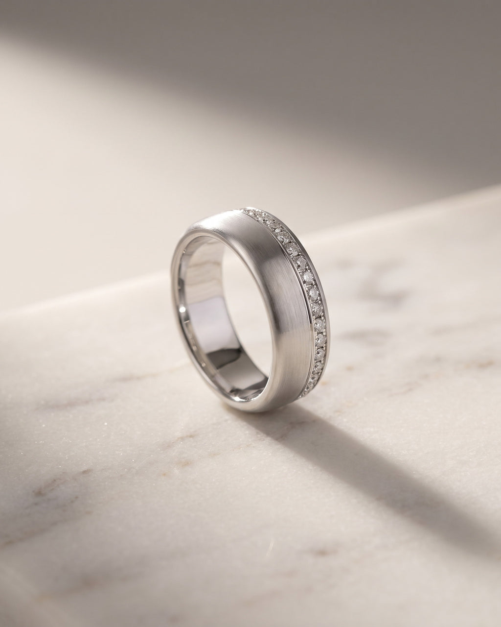 Half Round Full Circle Diamond Ring — Levendi Jewellers