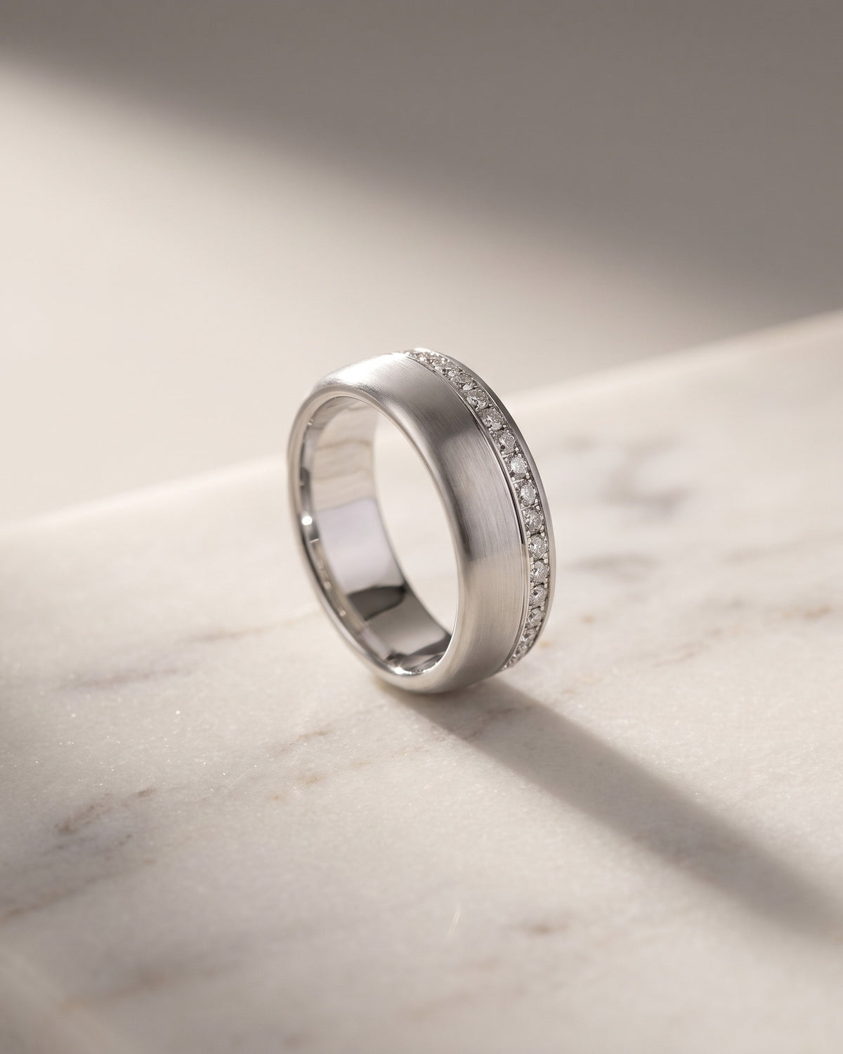 Half Round Full Circle Diamond Ring — Levendi Jewellers
