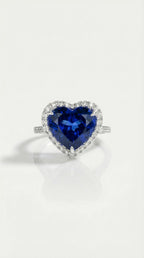 Heart of the Ocean - Tanzanite Heart Ring