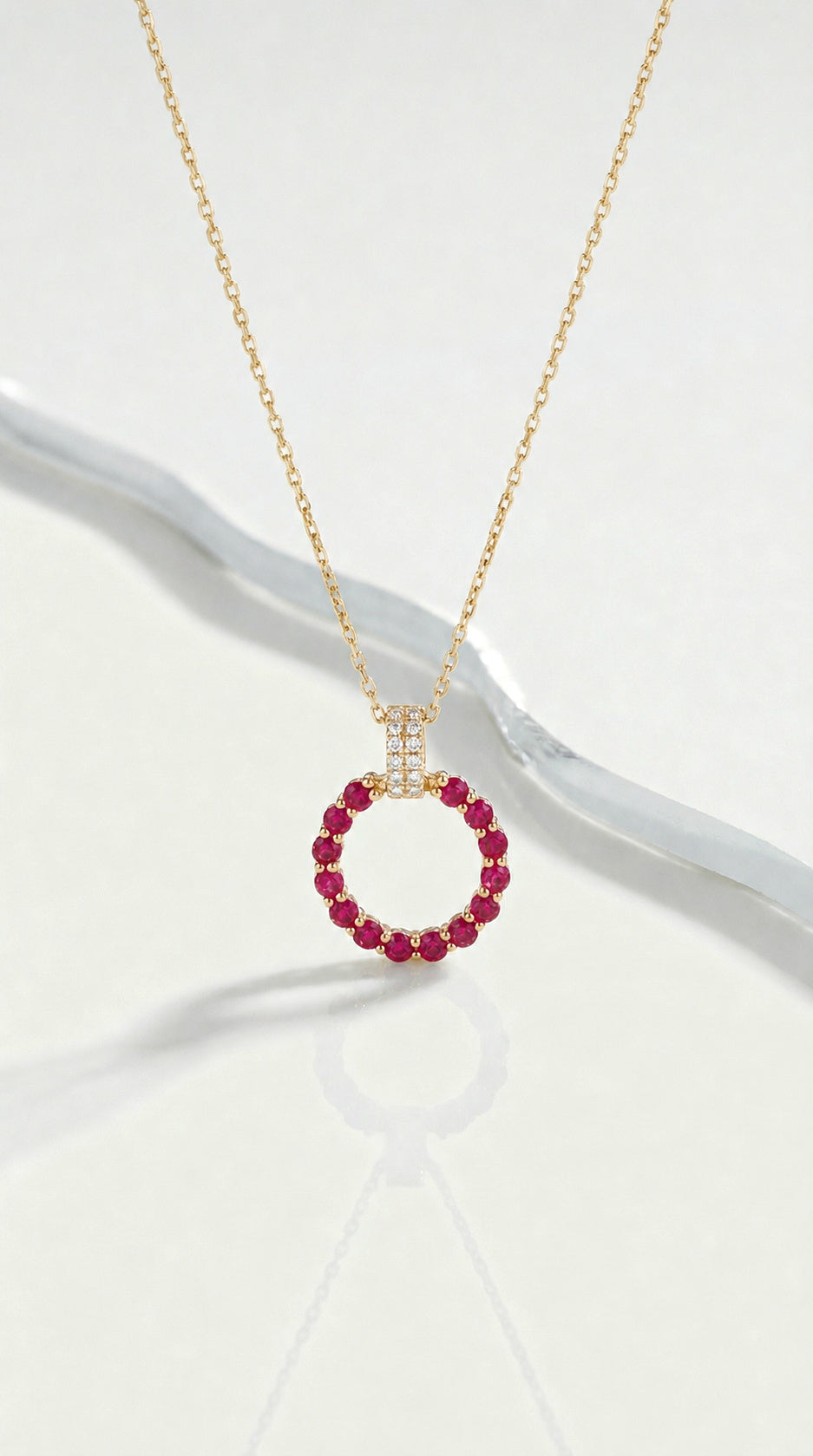 Levendi Essentials - Eternal Rubies & Diamonds Pendant