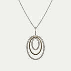Levendi Signature 3 Circles Oval Pendant
