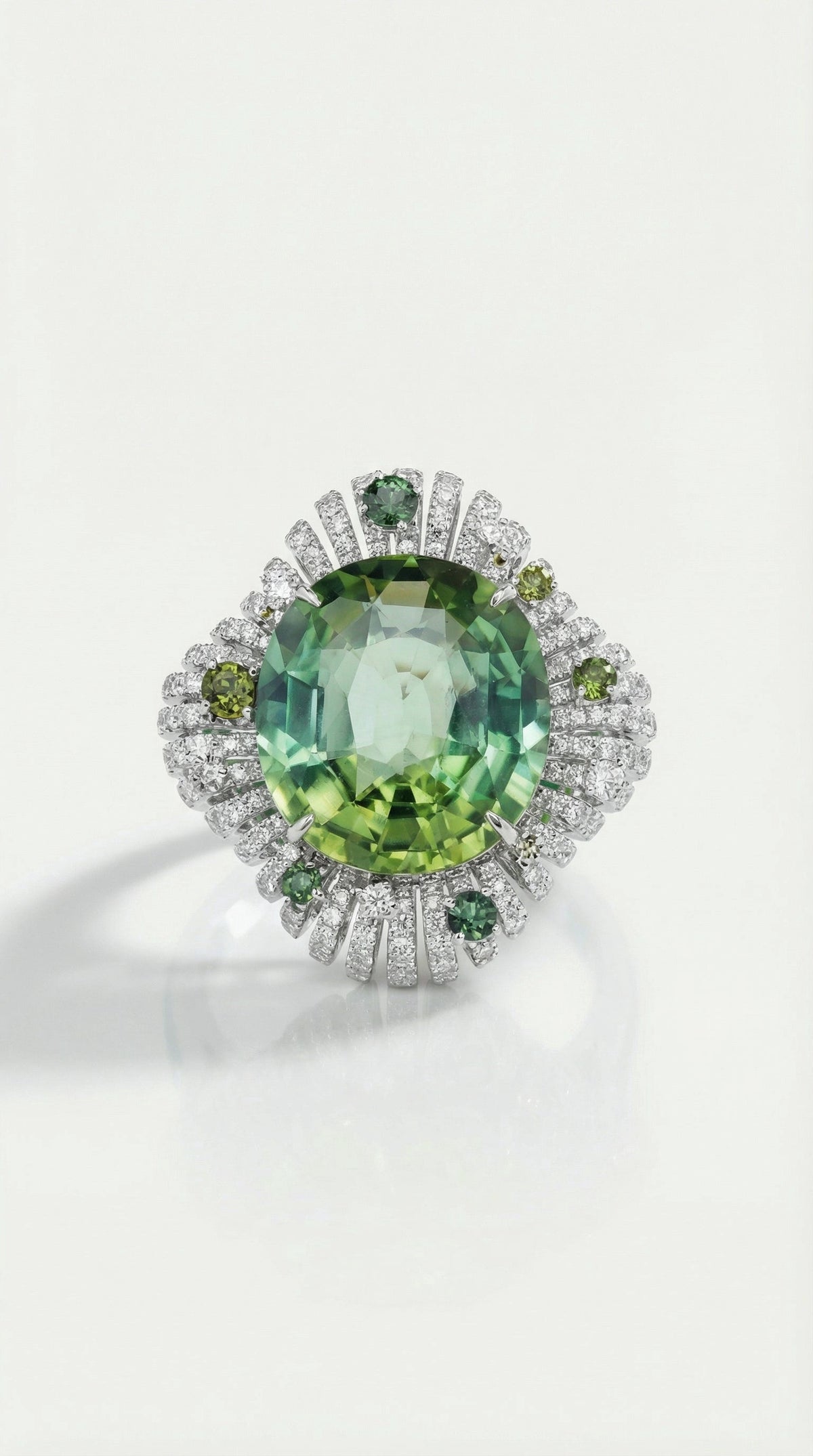 Levendi Solaris Green Tourmaline Ring