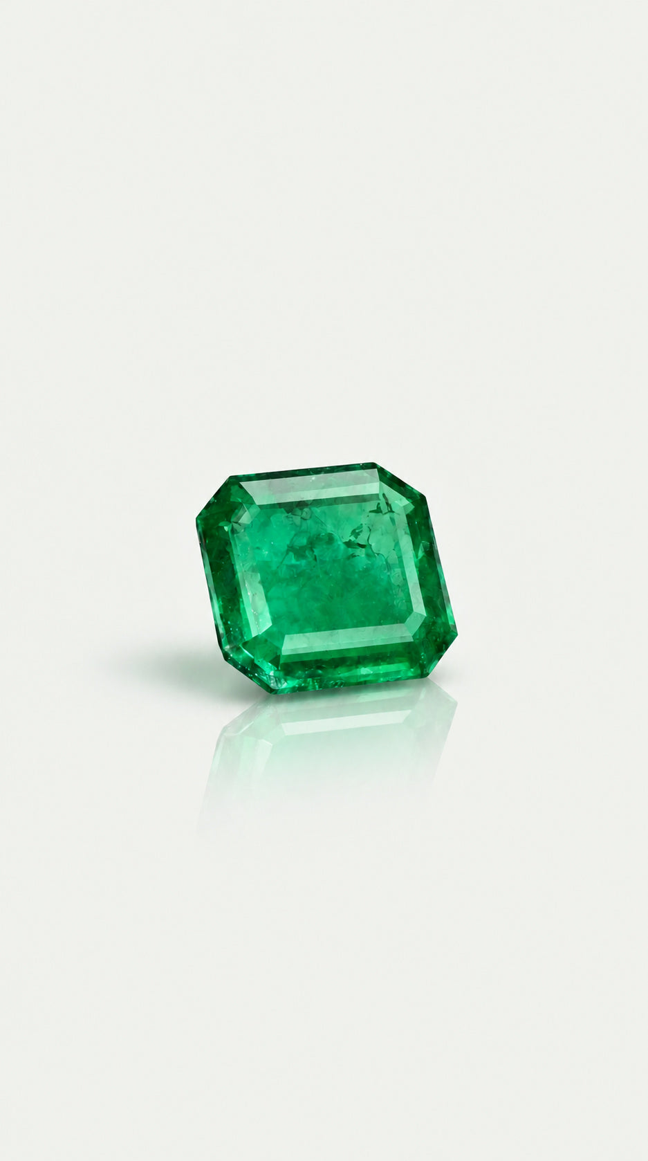 Loose Gemstone - Square Emerald Cut Colombian Emerald  1.20 ct
