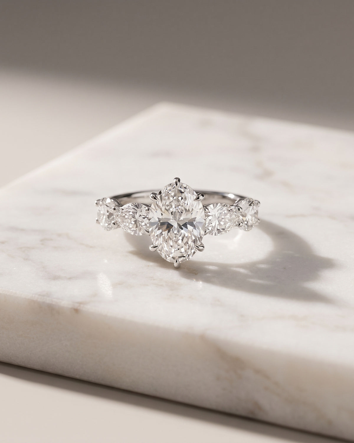 Levendi Classic - Oval 4.00ct Engagement Ring — Levendi Jewellers