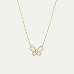 Papillon D'or Diamond Pendant