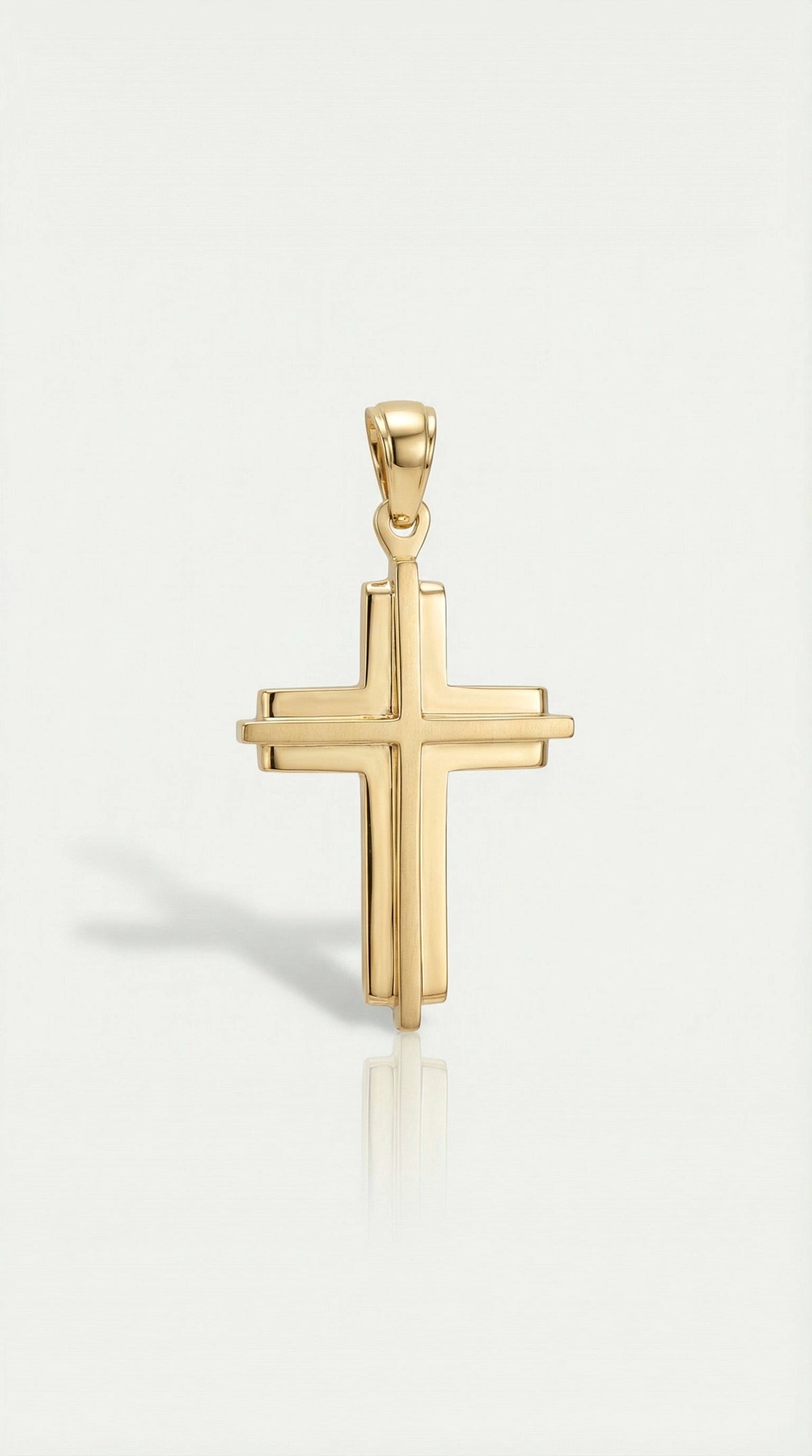 Peter - Plain Gold Cross