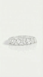 Symphony of Facets - White Gold Diamond Ring
