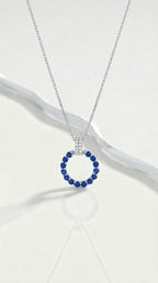 Levendi Essentials - Eternal Sapphires & Diamonds Pendant