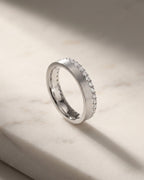 Single Row Diamond Edge Set Ring — Levendi Jewellers