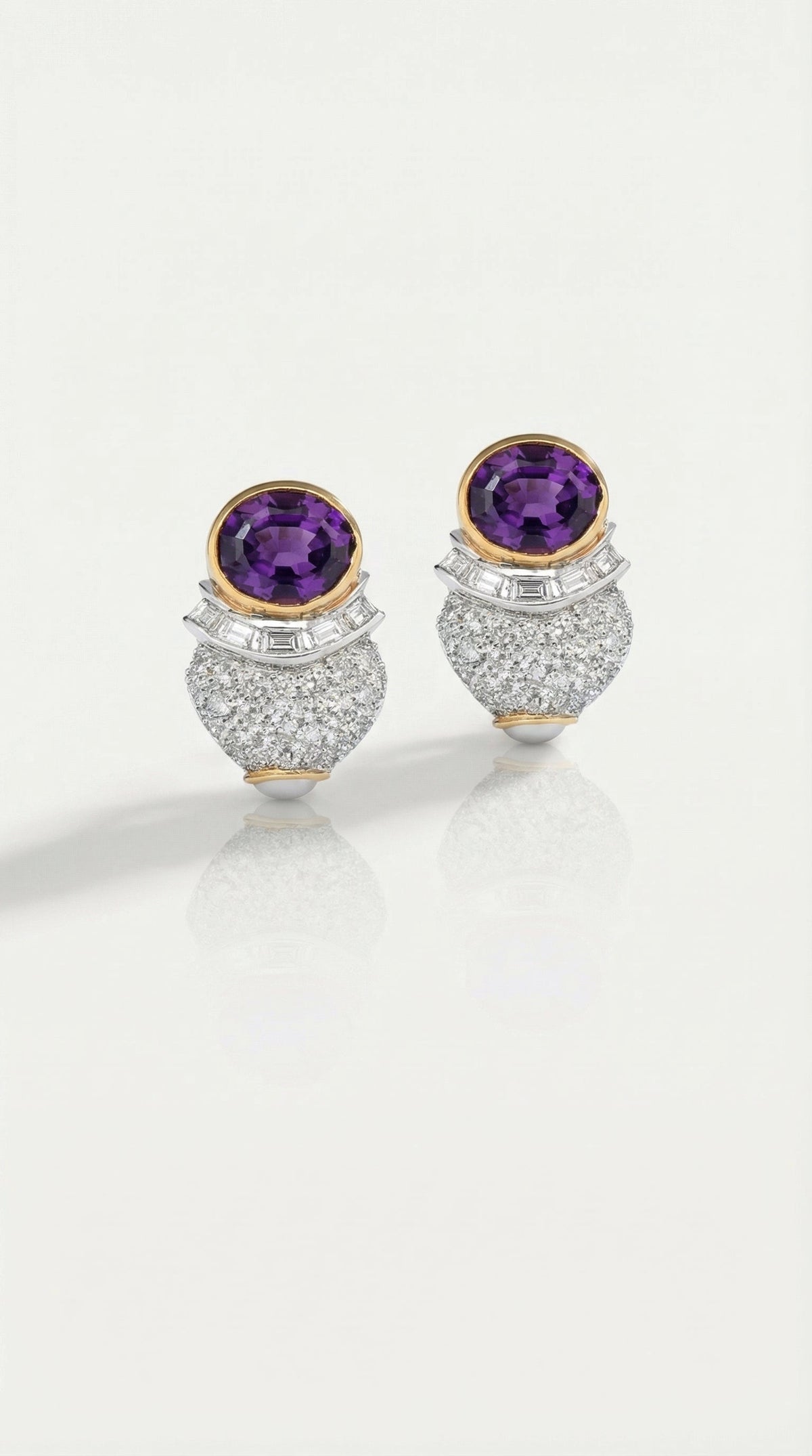 Sophia Levendi – Amethyst Cocktail Earrings