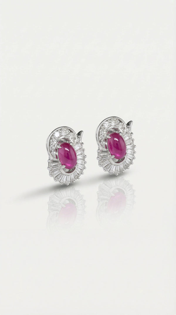 Sophia Levendi - Star Ruby Earrings