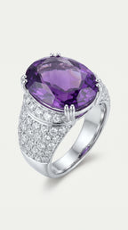 Sophia Levendi – Amethyst Cocktail Ring — Levendi Jewellers