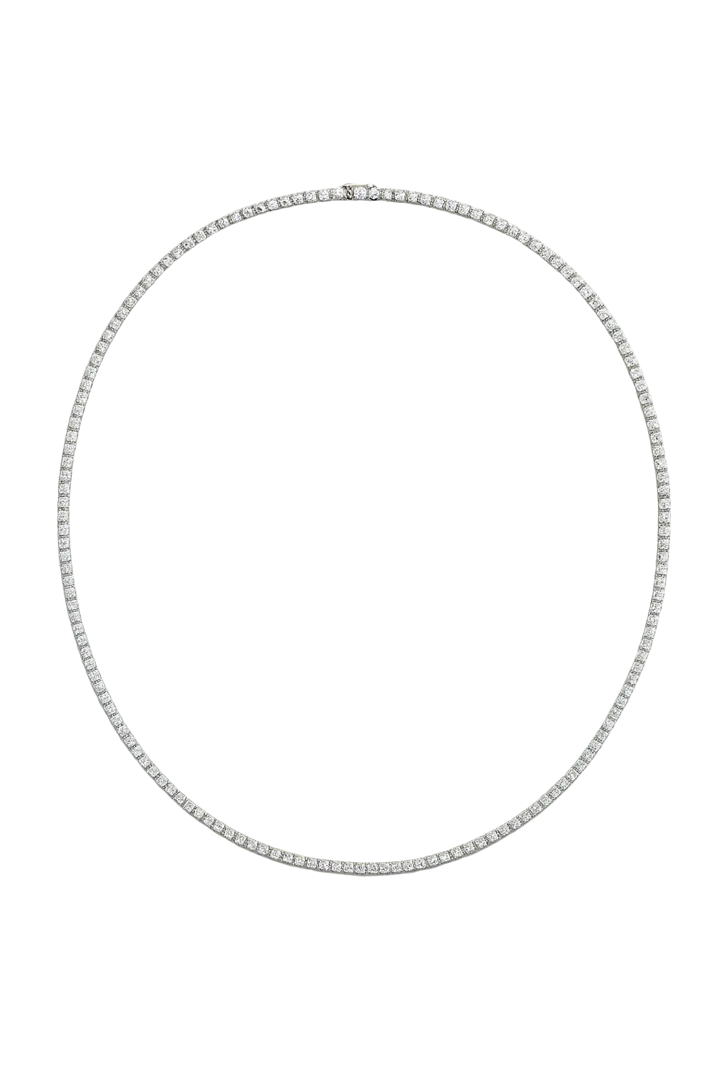 Petite Classic Diamond Tennis Necklace 4.90CT