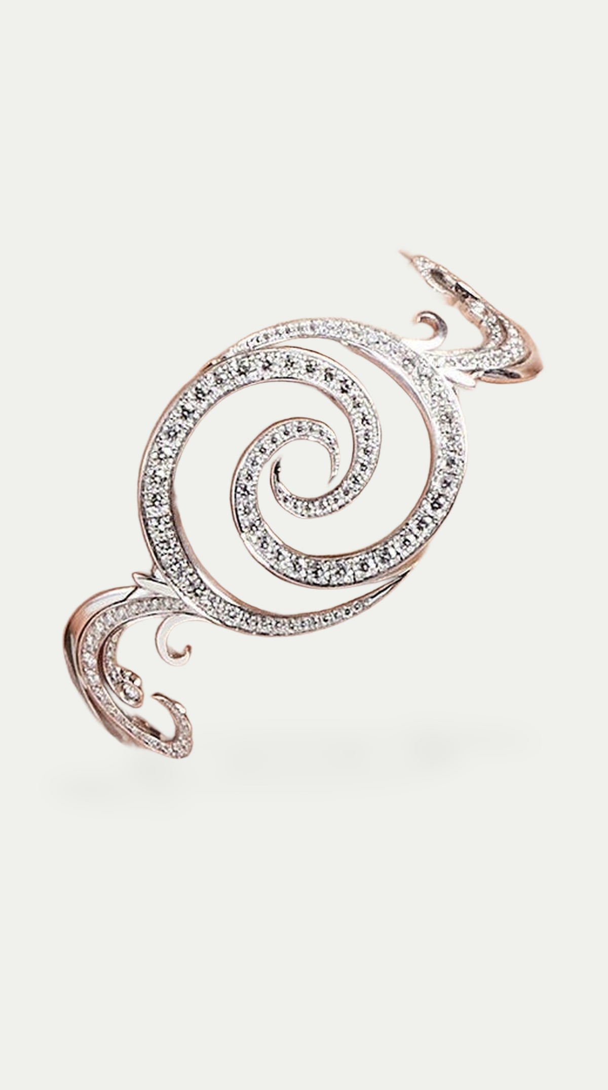 The Art Deco Diamond Bangle — Levendi Jewellers