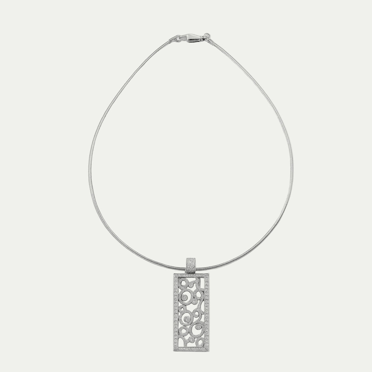 The Art Deco Diamond Pendant 2.67ct