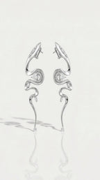 The Diamond Cascade Earrings
