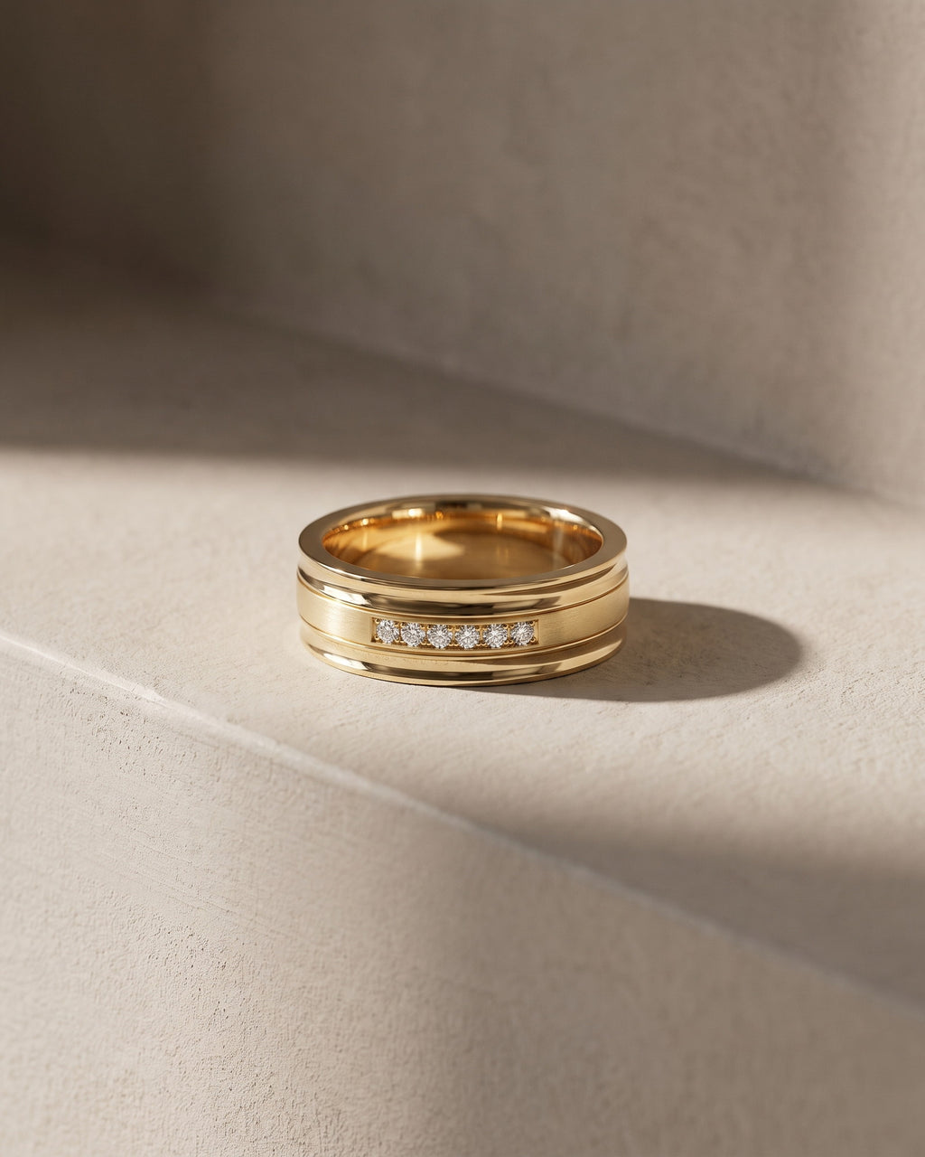 Thread Set Diamond Ring — Levendi Jewellers