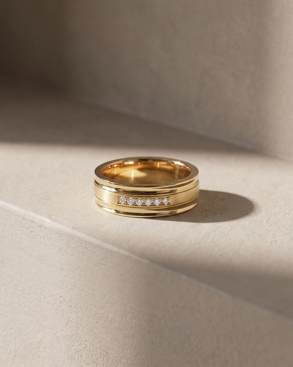 Thread Set Diamond Ring — Levendi Jewellers