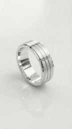 Three Row Diamond Ring